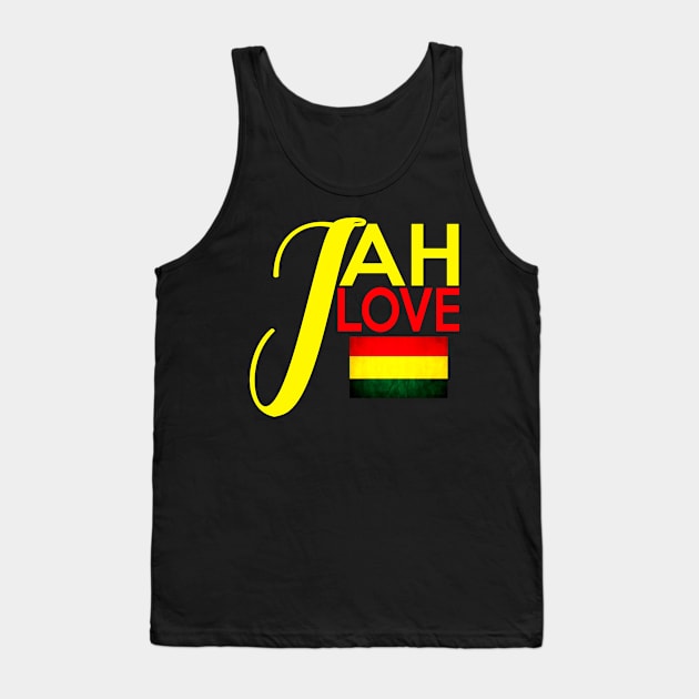 Who Jah Bless Rasta Reggae Rastafari Tank Top by Merchweaver